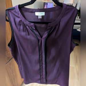 Eggplant Henley Top